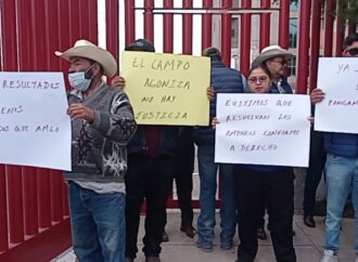 Campesinos de Chihuahua protestan contra sobreexplotación de acuífero