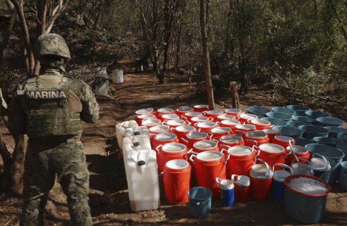 Reparación de la presa de San Luis Potosí