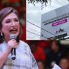 Xóchitl Gálvez confunde a los ciudadanos por que usa logo del INE  para su campaña