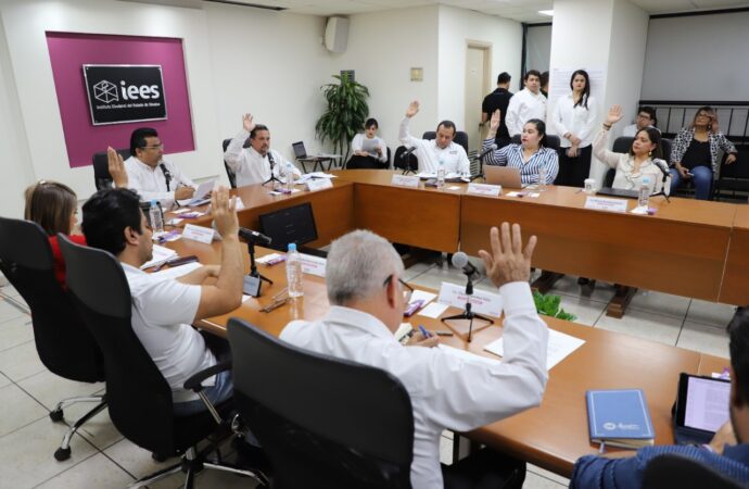 IEES aprueba sustitución de candidaturas locales en Sinaloa