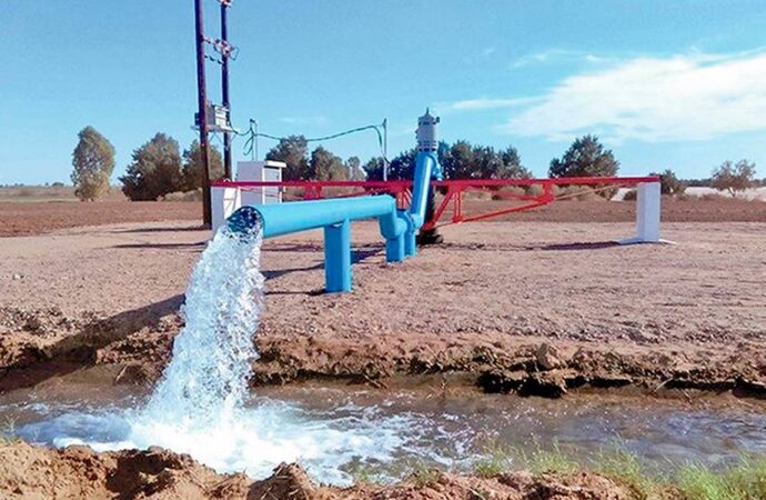 Reparación de la presa de San Luis Potosí